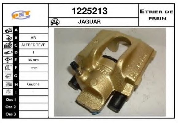 Тормозной суппорт SNRA 1225213