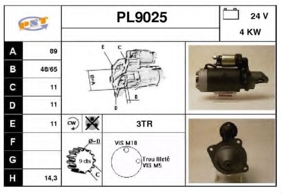 Стартер SNRA PL9025
