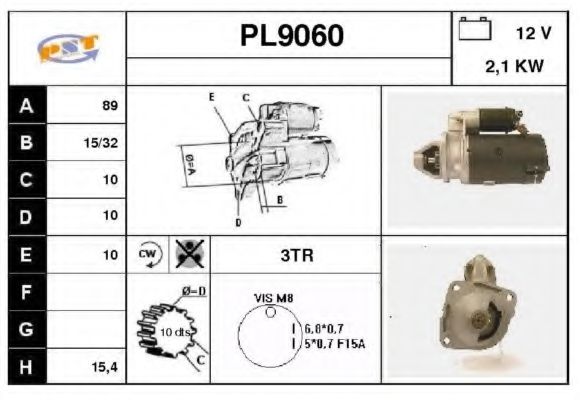 Стартер SNRA PL9060