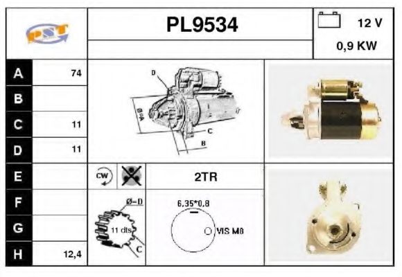 Стартер HELLA JS674
