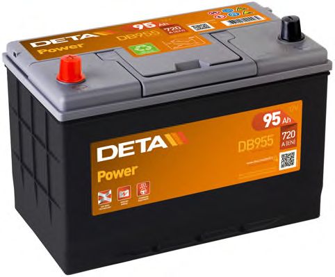 Стартерная аккумуляторная батарея; Стартерная аккумуляторная батарея DETA DB955