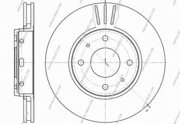 Тормозной диск NPS 17022
