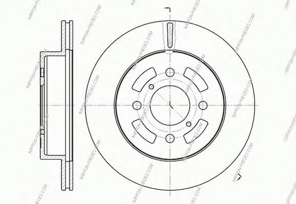 Тормозной диск NPS 17162