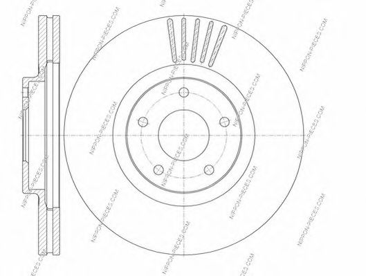 Тормозной диск NPS 17739