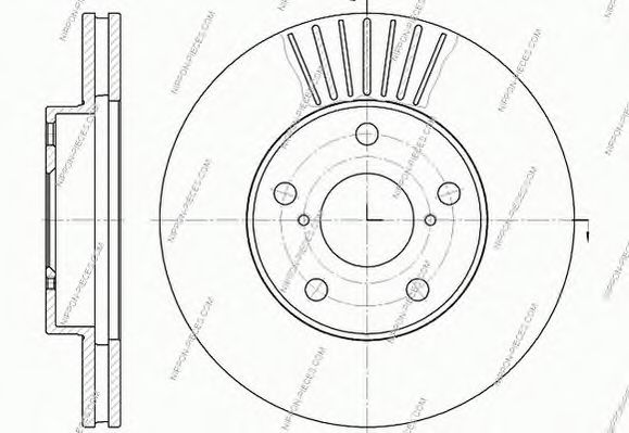 Тормозной диск NPS BG3536