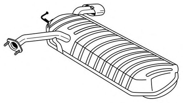 Глушитель выхлопных газов конечный MTS 60893