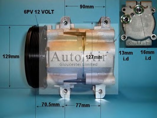 Компрессор, кондиционер AUTO AIR GLOUCESTER 14-0216