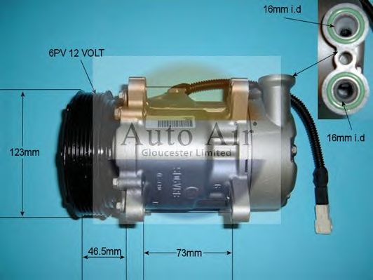 Компрессор, кондиционер AUTO AIR GLOUCESTER 14-0281R