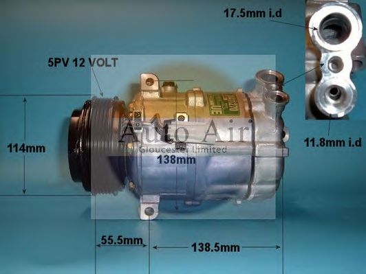 Компрессор, кондиционер AUTO AIR GLOUCESTER 14-0334