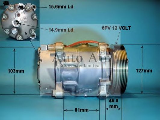 Компрессор, кондиционер AUTO AIR GLOUCESTER 14-1235