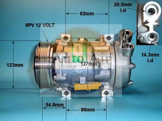 Компрессор, кондиционер AUTO AIR GLOUCESTER 14-1248