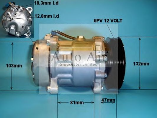Компрессор, кондиционер AUTO AIR GLOUCESTER 14-1260P