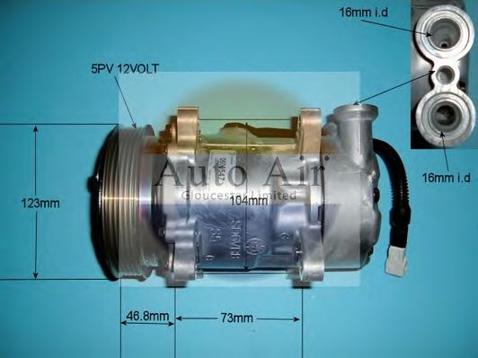 Компрессор, кондиционер AUTO AIR GLOUCESTER 14-1431