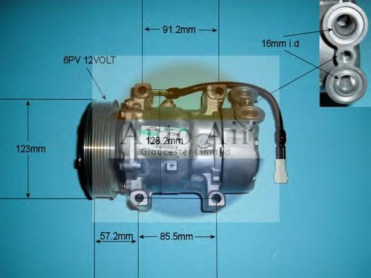 Компрессор, кондиционер AUTO AIR GLOUCESTER 14-5972