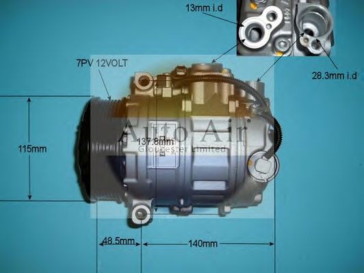 Компрессор, кондиционер AUTO AIR GLOUCESTER 14-6258R