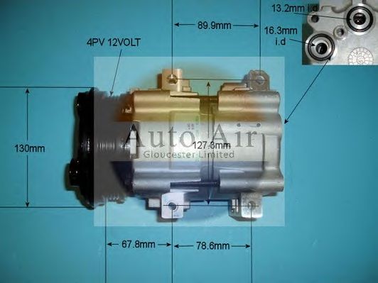 Компрессор, кондиционер AUTO AIR GLOUCESTER 14-7136