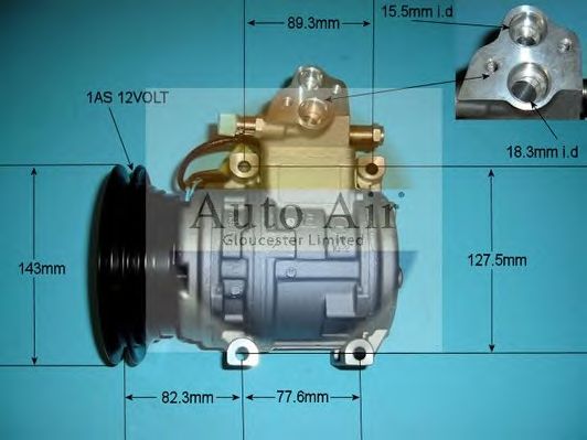 Компрессор, кондиционер AUTO AIR GLOUCESTER 14-7422
