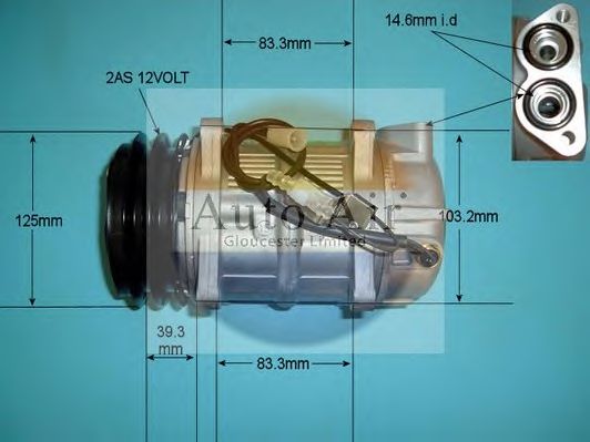 Компрессор, кондиционер AUTO AIR GLOUCESTER 14-9683