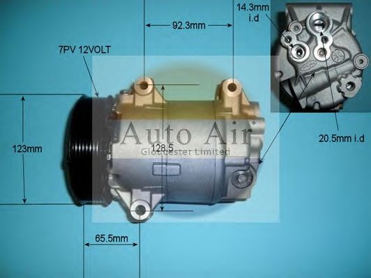 Компрессор, кондиционер AUTO AIR GLOUCESTER 14-1115P