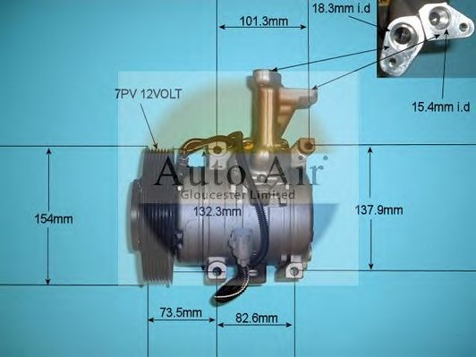 Компрессор, кондиционер AUTO AIR GLOUCESTER 14-5344R