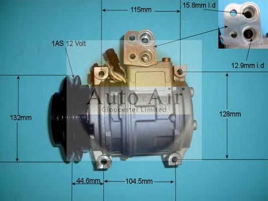 Компрессор, кондиционер AUTO AIR GLOUCESTER 14-0307P