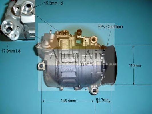 Компрессор, кондиционер AUTO AIR GLOUCESTER 14-9644