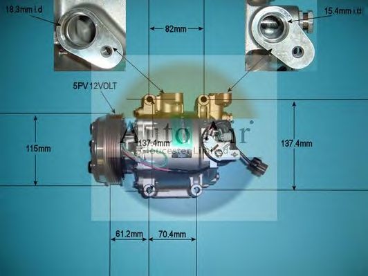 Компрессор, кондиционер AUTO AIR GLOUCESTER 14-9748