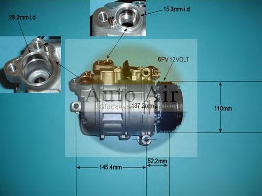 Компрессор, кондиционер AUTO AIR GLOUCESTER 14-9756