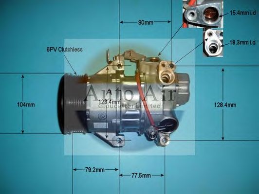 Компрессор, кондиционер AUTO AIR GLOUCESTER 14-0055