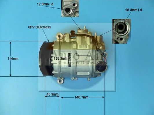 Компрессор, кондиционер AUTO AIR GLOUCESTER 14-0121