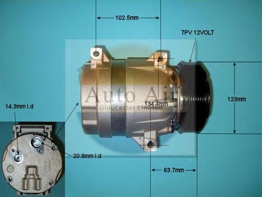 Компрессор, кондиционер AUTO AIR GLOUCESTER 14-1118