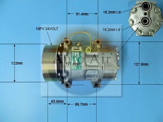 Компрессор, кондиционер AUTO AIR GLOUCESTER 14-8216