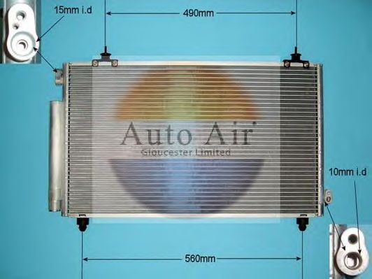 Конденсатор, кондиционер AUTO AIR GLOUCESTER 16-1029A