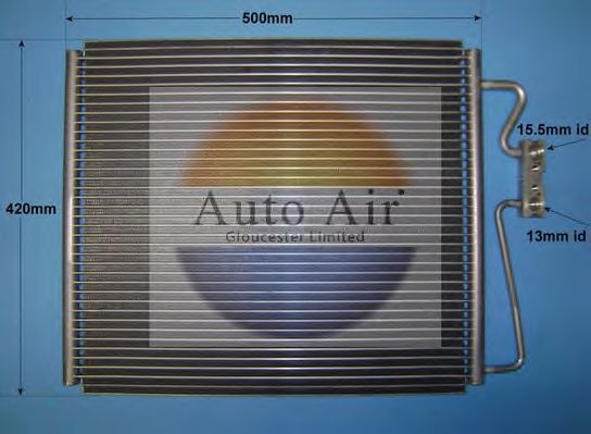 Конденсатор, кондиционер AUTO AIR GLOUCESTER 16-6595