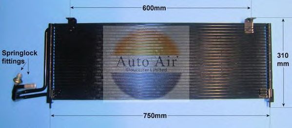 Конденсатор, кондиционер AUTO AIR GLOUCESTER 16-9699