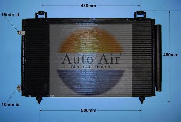 Конденсатор, кондиционер AUTO AIR GLOUCESTER 16-9933