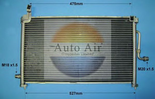 Конденсатор, кондиционер AUTO AIR GLOUCESTER 16-9999