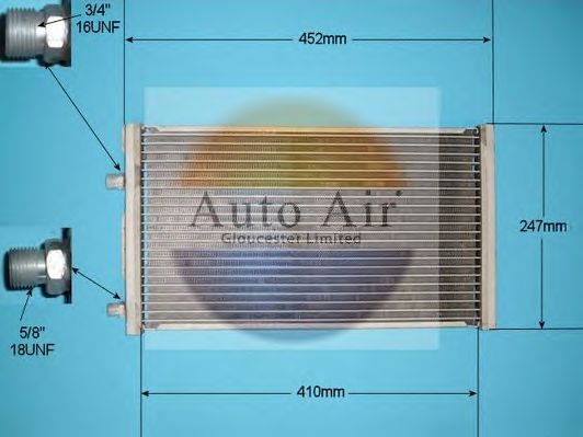 Конденсатор, кондиционер AUTO AIR GLOUCESTER SSP022296
