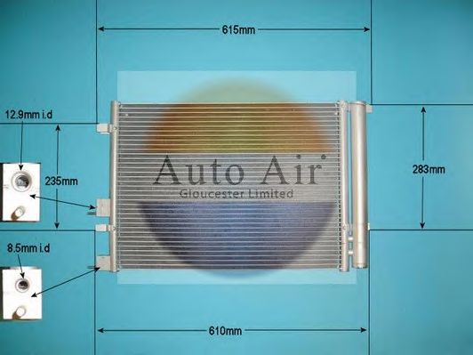 Конденсатор, кондиционер AUTO AIR GLOUCESTER 16-1421