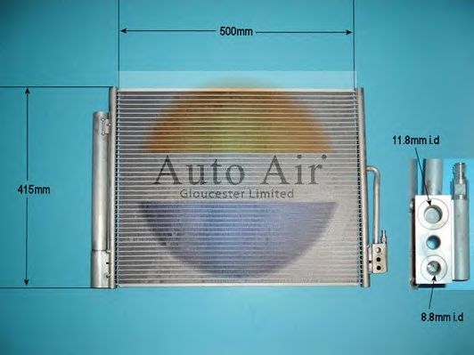 Конденсатор, кондиционер AUTO AIR GLOUCESTER 16-6224