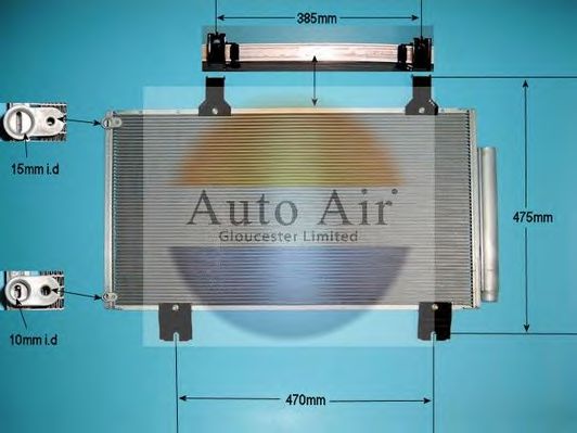 Конденсатор, кондиционер AUTO AIR GLOUCESTER 16-1385