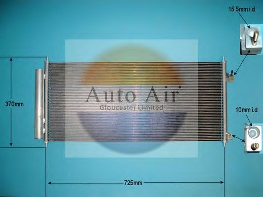 Конденсатор, кондиционер AUTO AIR GLOUCESTER 16-9947