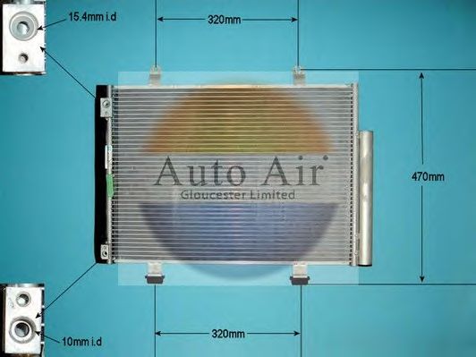 Конденсатор, кондиционер AUTO AIR GLOUCESTER 16-5267