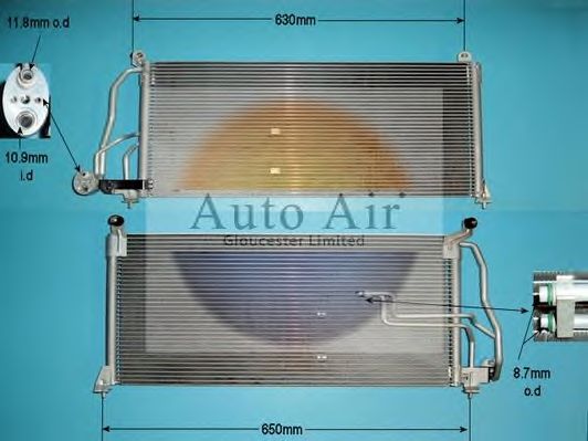 Конденсатор, кондиционер AUTO AIR GLOUCESTER 16-1006
