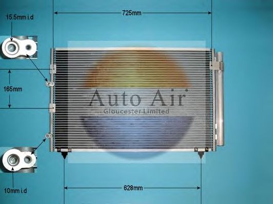 Конденсатор, кондиционер AUTO AIR GLOUCESTER 16-1013