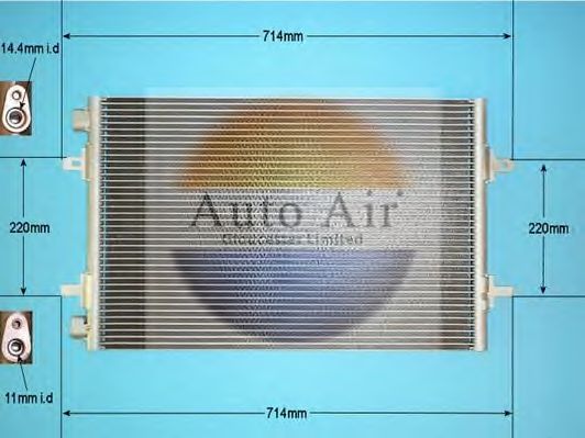 Конденсатор, кондиционер AUTO AIR GLOUCESTER 16-1284A