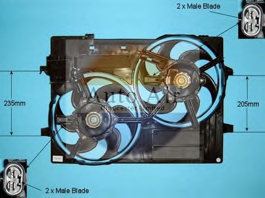 Электродвигатель, вентилятор радиатора AUTO AIR GLOUCESTER 05-1148