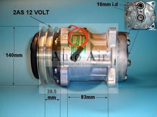 Компрессор, кондиционер AUTO AIR GLOUCESTER 14-7952