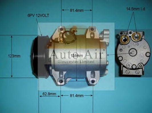 Компрессор, кондиционер AUTO AIR GLOUCESTER 14-9702P