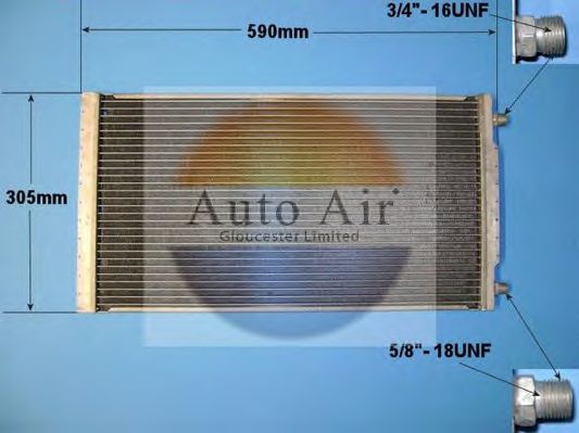 Конденсатор, кондиционер AUTO AIR GLOUCESTER SSP022300